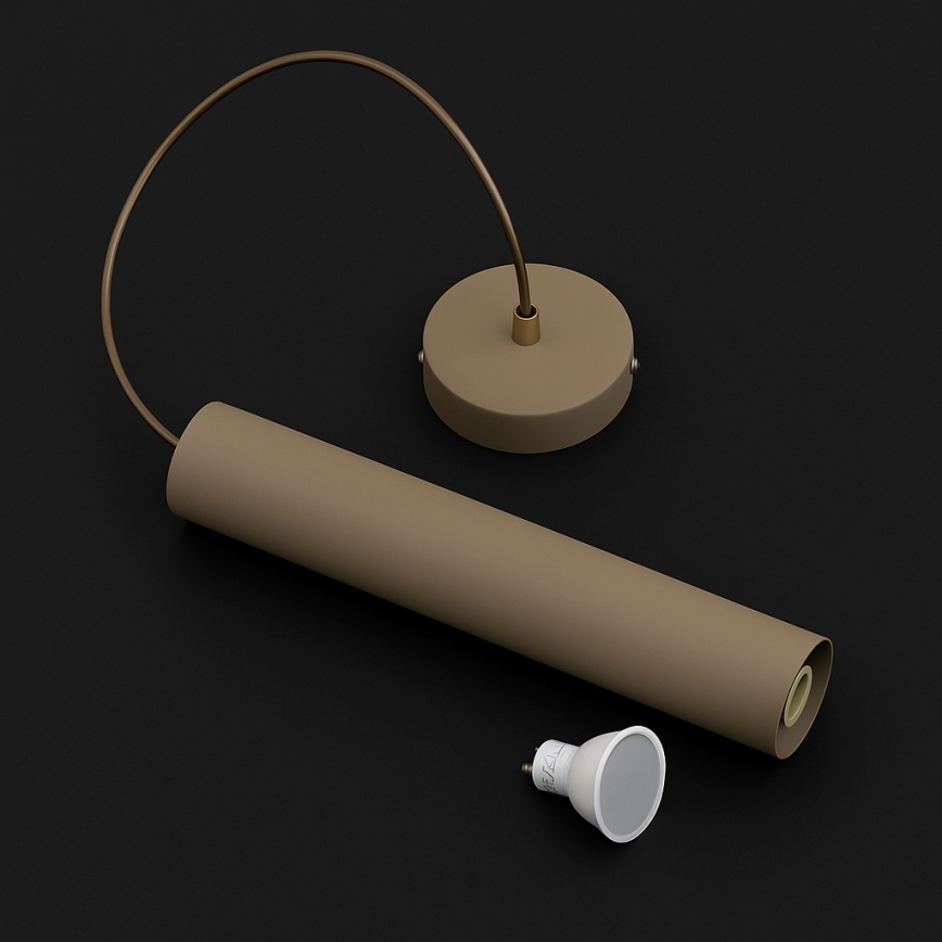 Brilagi - Cable Pendant Light 1xGU10/15W/230V Beige/Gold