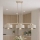 Brilagi - Cable Pendant Light 3xE27/60W/230V Beige/Gold