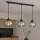 Brilagi - Cable pendant light 3xE27/60W/230V black/smoked grey