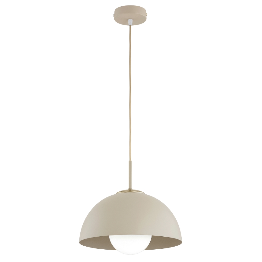 Brilagi - Cable pendant light COSMO 1xE27/60W/230V Ø 30 cm beige/gold