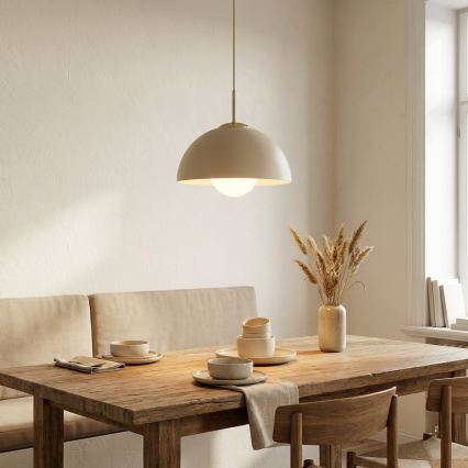 Brilagi - Cable pendant light COSMO 1xE27/60W/230V Ø 30 cm beige/gold