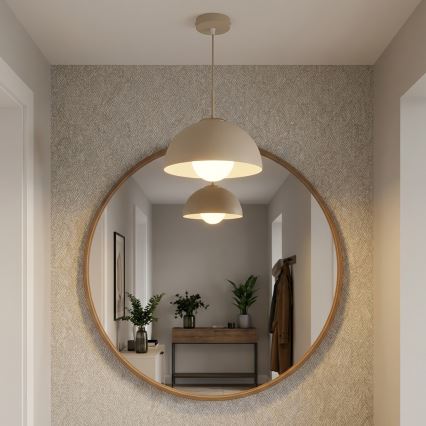 Brilagi - Cable pendant light COSMO 1xE27/60W/230V Ø 30 cm beige/gold