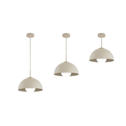 Brilagi - Cable pendant light COSMO 1xE27/60W/230V Ø 30 cm beige/gold