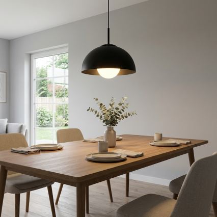 BRILAGI - Cable pendant light COSMO 1xE27/60W/230V Ø 30 cm black