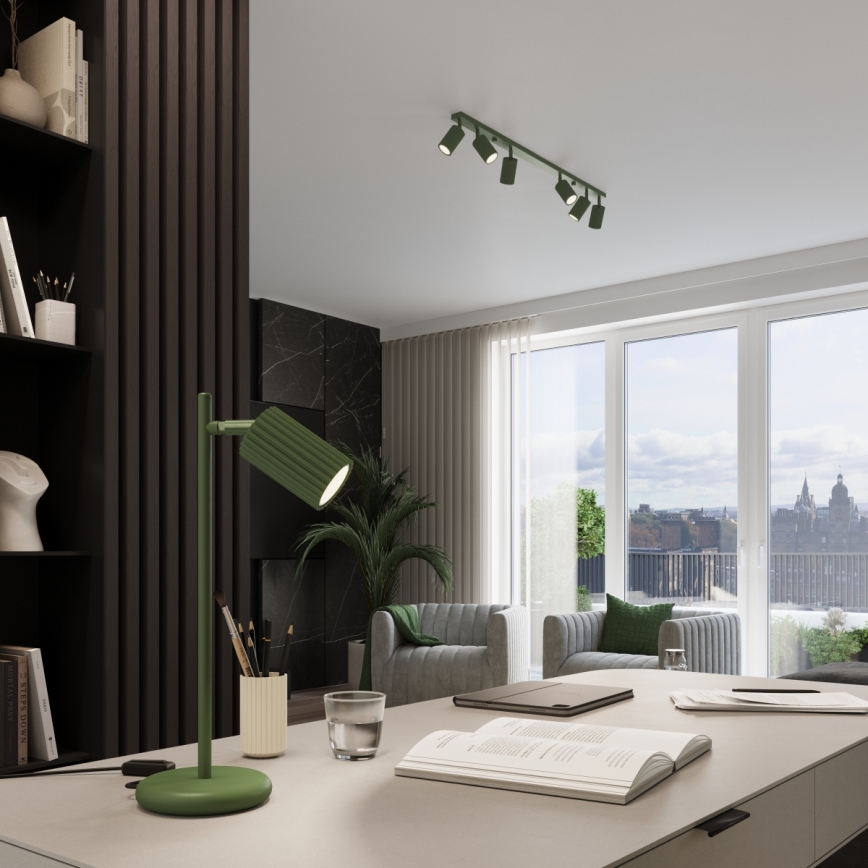 Brilagi - Cable pendant light CRESTO 1xGU10/10W/230V green