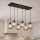 Brilagi - Cable Pendant Light DIOR 6xE27/60W/230V Black/Smoked Gray