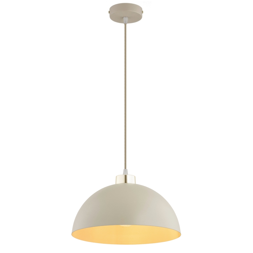 Brilagi - Cable pendant light MOON 1xE27/60W/230V Ø 30 cm beige/gold