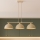Brilagi - Cable Pendant Light MOON 3xE27/60W/230V beige/gold