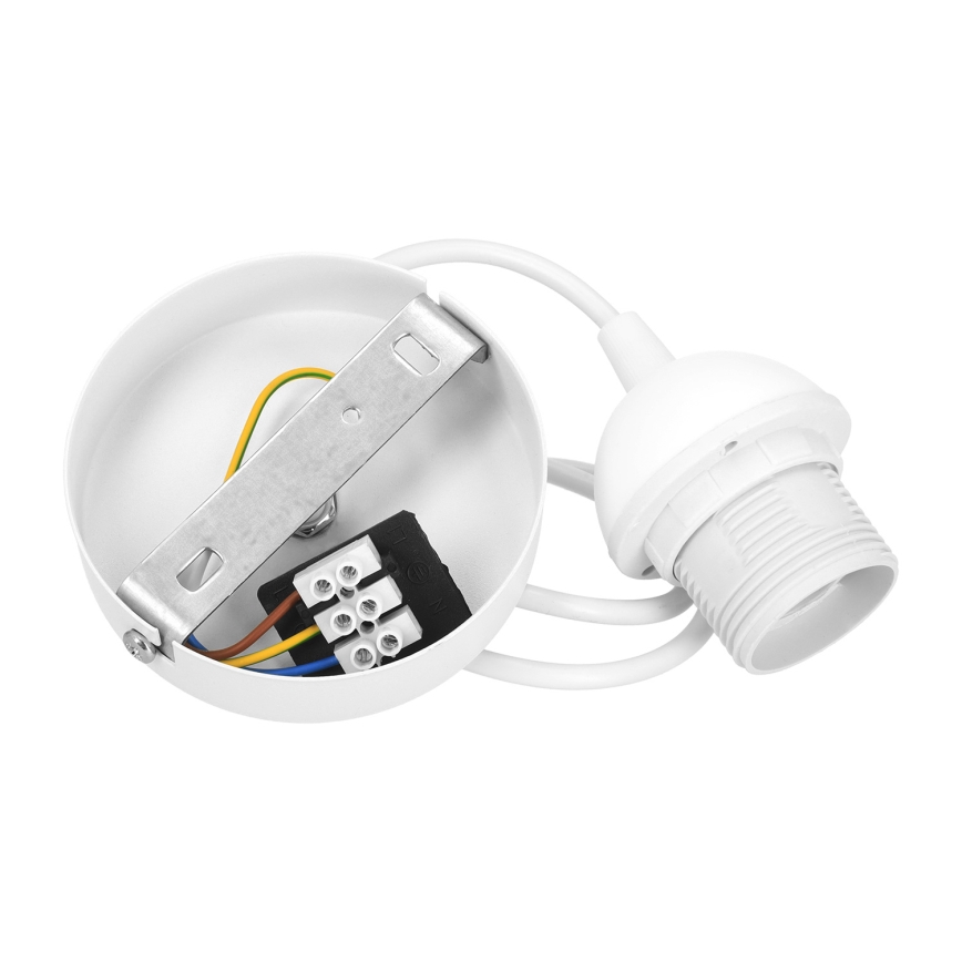Brilagi - Cable pendant light RESNA 1xE27/60W/230V dia. 40 cm beige/black