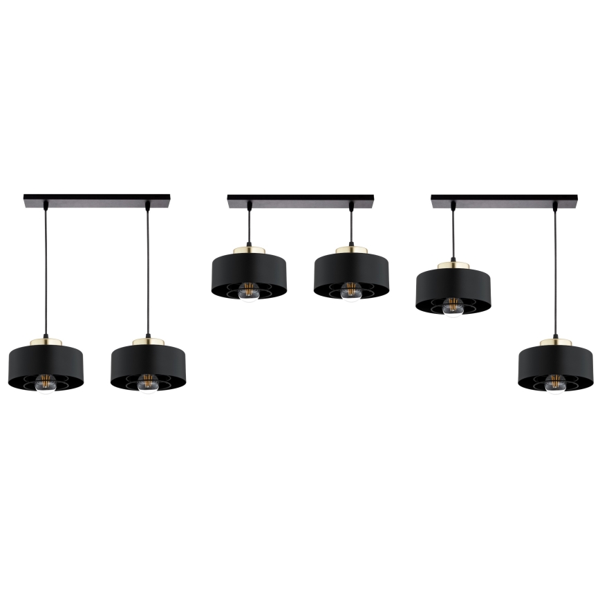 Brilagi - Cable Pendant Light SPRING 2xE27/60W/230V Black/Gold