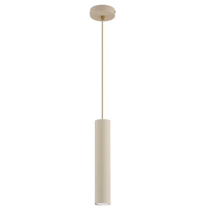Brilagi - Cable Pendant Light TUBE 1xGU10/15W/230V Beige/Gold