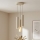 Brilagi - Cable pendant light TUBE 3xGU10/15W/230V beige/gold