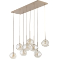 BRILAGI - Cable pendant light VULCANO 8xG9/8W/230V beige/smoked beige