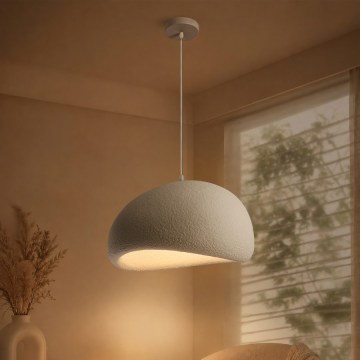 BRILAGI - Cable pendant light WABI SABI 1xE27/60W/230V Ø 40 cm white