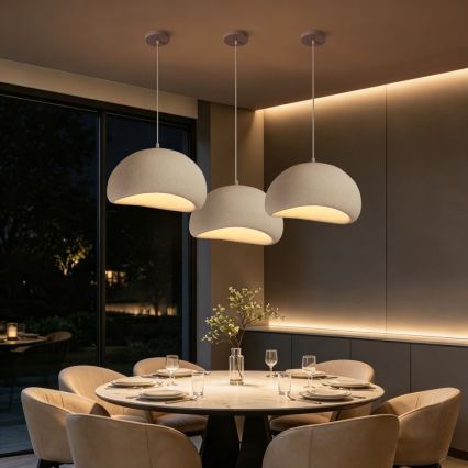 BRILAGI - Cable pendant light WABI SABI 1xE27/60W/230V Ø 40 cm white