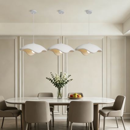 BRILAGI - Cable pendant light WABI SABI 1xE27/60W/230V Ø 40 cm white