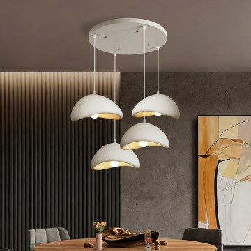 BRILAGI - Cable pendant light WABI SABI 4xE27/60W/230V white