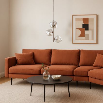 Brilagi - Cable Pendant VULCANO 3xG9/8W/230V beige/smoked beige