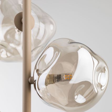 Brilagi - Cable Pendant VULCANO 3xG9/8W/230V beige/smoked beige