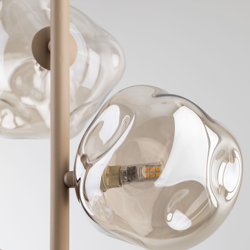 Brilagi - Cable Pendant VULCANO 3xG9/8W/230V beige/smoked beige