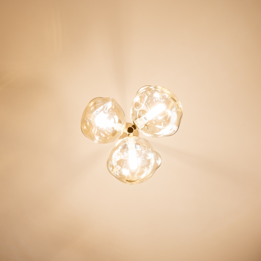 BRILAGI - Cable Pendant VULCANO 3xG9/8W/230V beige/smoked beige
