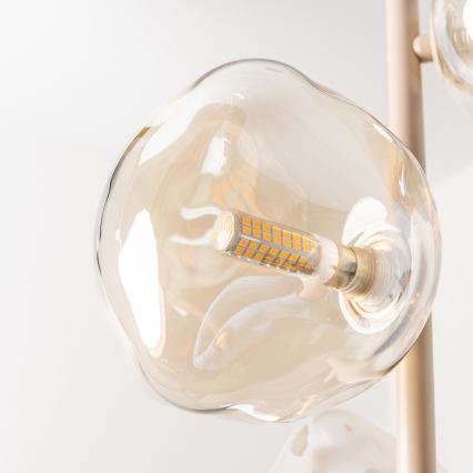 BRILAGI - Cable Pendant VULCANO 3xG9/8W/230V beige/smoked beige