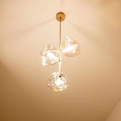 BRILAGI - Cable Pendant VULCANO 3xG9/8W/230V beige/smoked beige