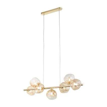 Brilagi - Cable Pendant VULCANO 7xG9/8W/230V gold/smoky beige