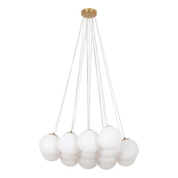 Brilagi - Cable-suspended chandelier GLOBE 15xE14/15W/230V white