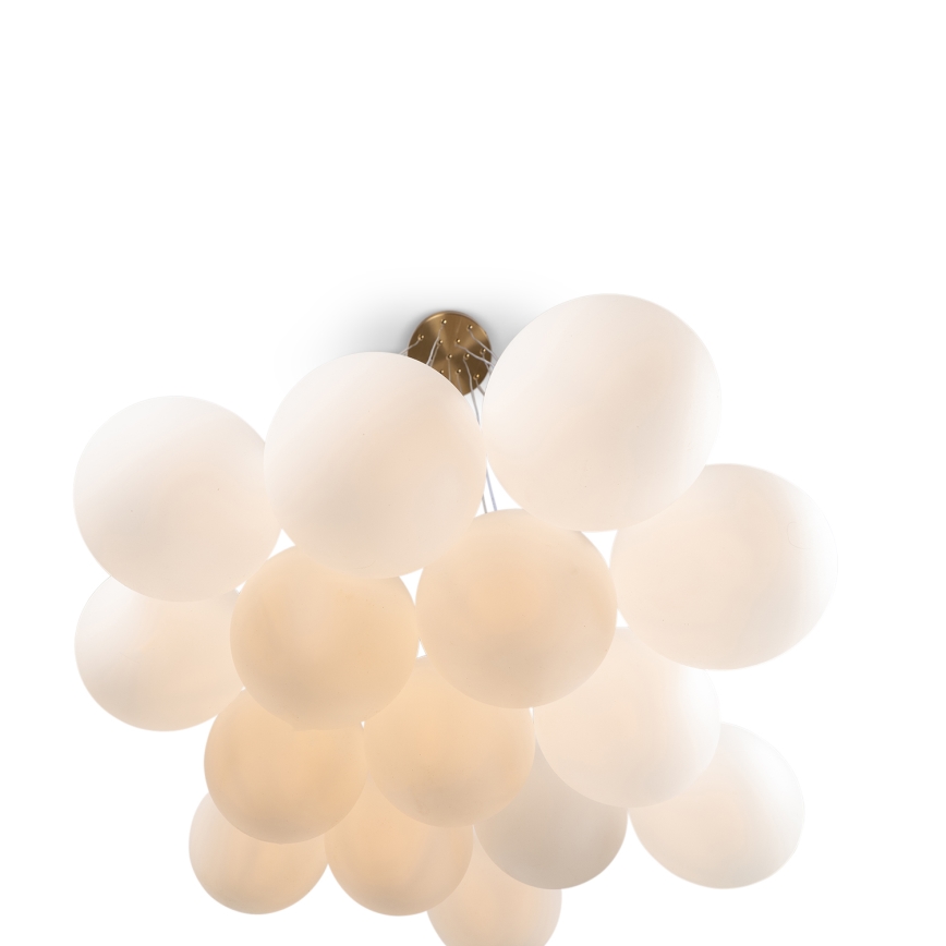 Brilagi - Cable-suspended chandelier GLOBE 15xE14/15W/230V white