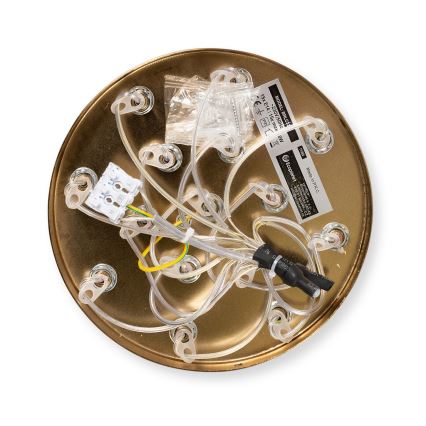Brilagi - Cable-suspended chandelier GLOBE 15xE14/15W/230V white