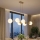 Brilagi - Cable-suspended chandelier MILO ECRU 6xE27/60W/230V beige/gold