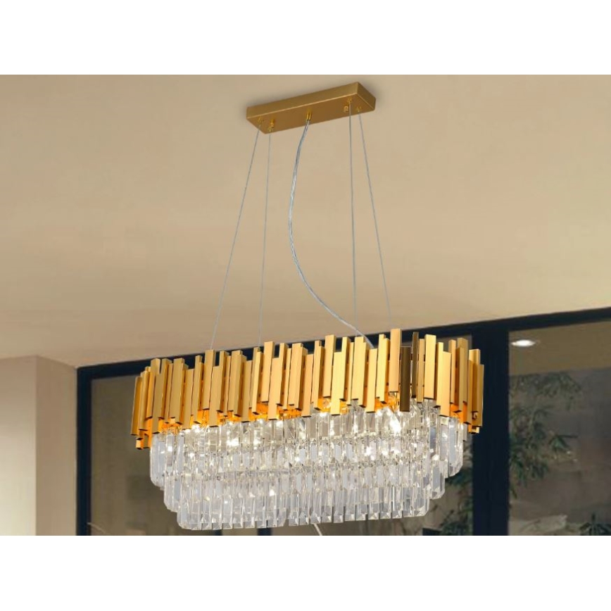 Brilagi - Cable-Suspended Chandelier PLAZA 10xE14/40W/230V