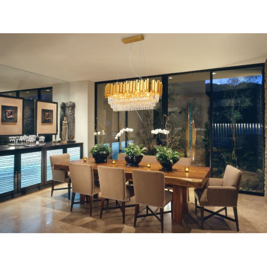 Brilagi - Cable-Suspended Chandelier PLAZA 10xE14/40W/230V