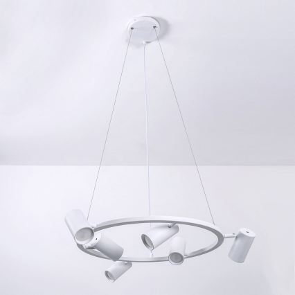BRILAGI - Cable-suspended chandelier SELE 6xGU10/30W/230V white