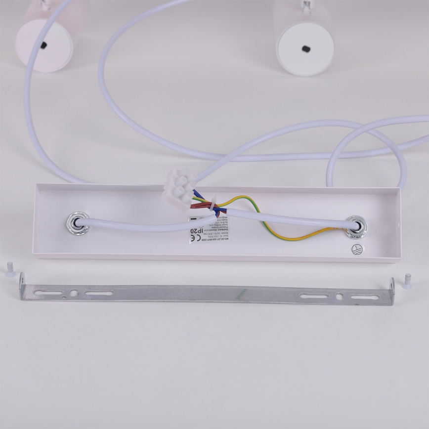 Brilagi - Cable-suspended chandelier SELE 6xGU10/30W/230V white/oak decor