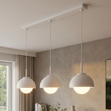 BRILAGI - Cable-suspended pendant COSMO 3xE27/60W/230V white