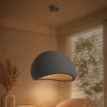 BRILAGI - Cable-suspended pendant lamp WABI SABI 1xE27/60W/230V Ø 50 cm gray
