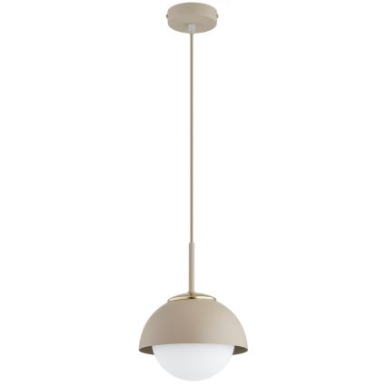Brilagi - Cable-suspended pendant light 1xE27/60W/230V dia. 18 cm beige/gold