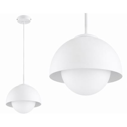 BRILAGI - Cable-suspended pendant light COSMO 1xE27/60W/230V Ø 18 cm white