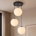 BRILAGI - Cable-suspended pendant light POLOS 3xE27/40W/230V Ø 42 cm black