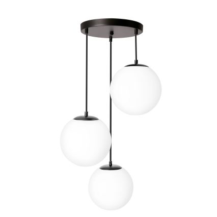 BRILAGI - Cable-suspended pendant light POLOS 3xE27/40W/230V Ø 42 cm black