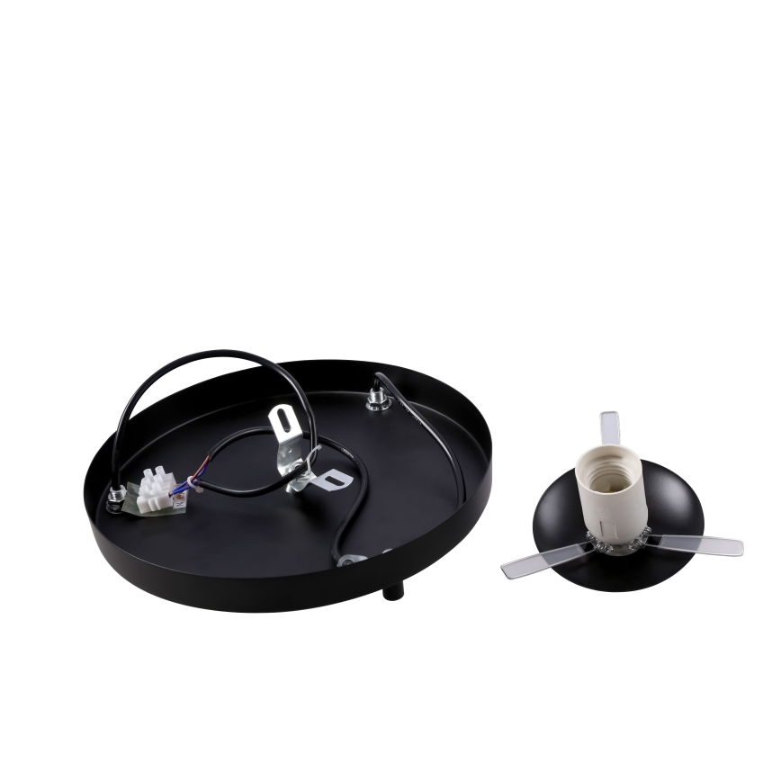 BRILAGI - Cable-suspended pendant light POLOS 3xE27/40W/230V Ø 42 cm black