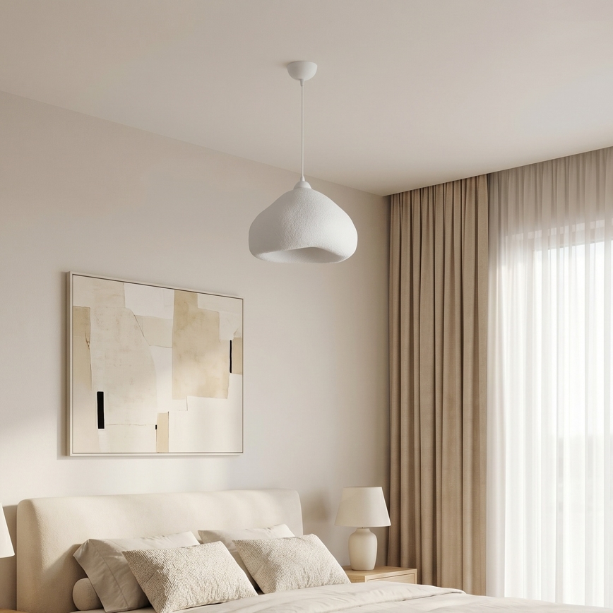 Brilagi - Cable-suspended pendant light WABI SABI 1xE27/40W/230V Ø 32 cm white