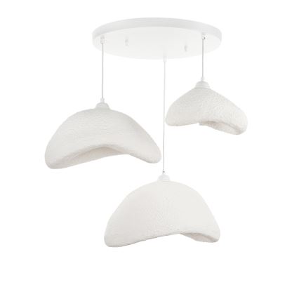 Brilagi - Cable-suspended pendant WABI SABI 3xE27/40W/230V Ø 82 cm white