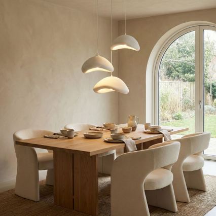 Brilagi - Cable-suspended pendant WABI SABI 3xE27/40W/230V Ø 82 cm white