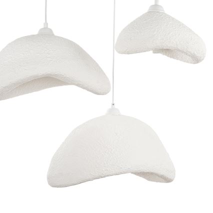 Brilagi - Cable-suspended pendant WABI SABI 3xE27/40W/230V Ø 82 cm white