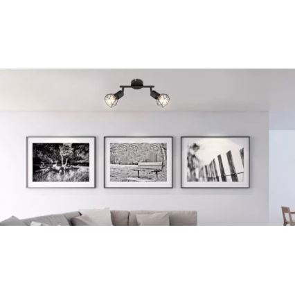 Brilagi - CAGE Spotlight 2xE14/40W/230V