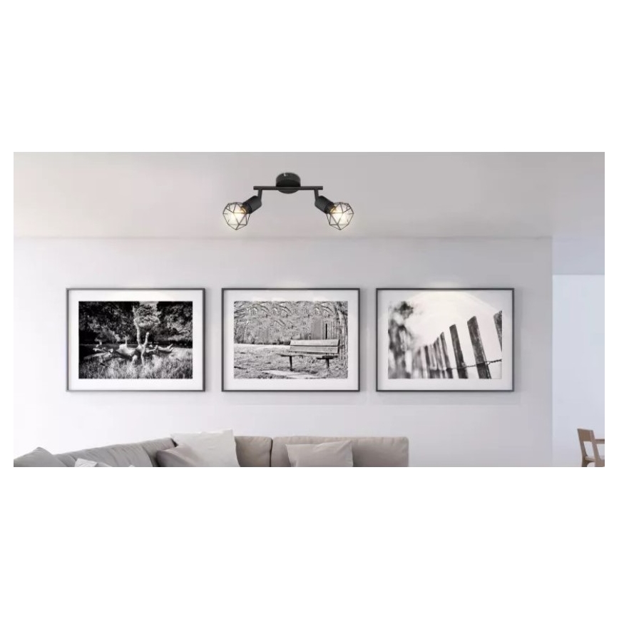 Brilagi - CAGE Spotlight 2xE14/40W/230V