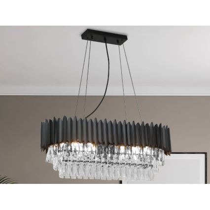 Brilagi - CARLOS Cable-Hung Chandelier 10xE14/40W/230V